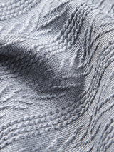Strikket Polo med Geometrisk Jacquardmønster – Stilfuld & Behagelig Pasform